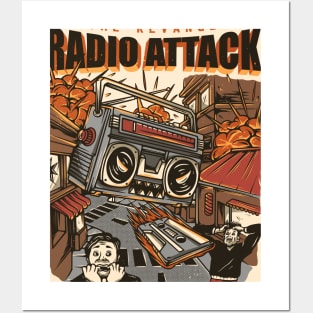 Radio Attack the City Posters and Art